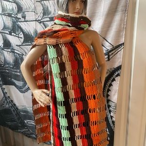 CROCHETED SCARF EXTRA LONG